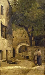 Een dorpsscène